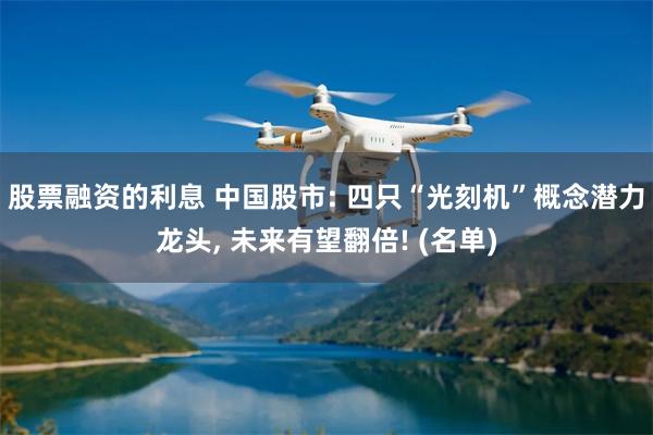 股票融资的利息 中国股市: 四只“光刻机”概念潜力龙头, 未来有望翻倍! (名单)