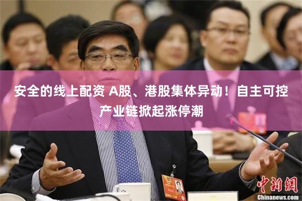 安全的线上配资 A股、港股集体异动！自主可控产业链掀起涨停潮
