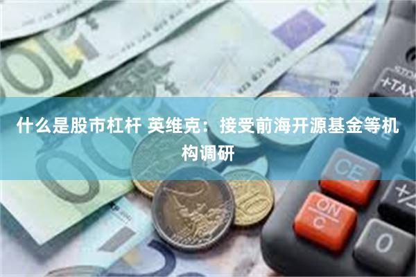 什么是股市杠杆 英维克：接受前海开源基金等机构调研