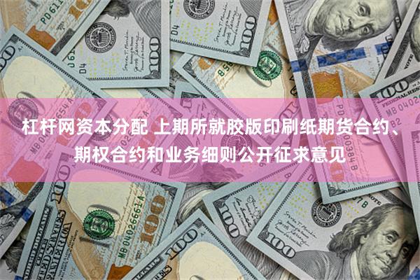 杠杆网资本分配 上期所就胶版印刷纸期货合约、期权合约和业务细则公开征求意见
